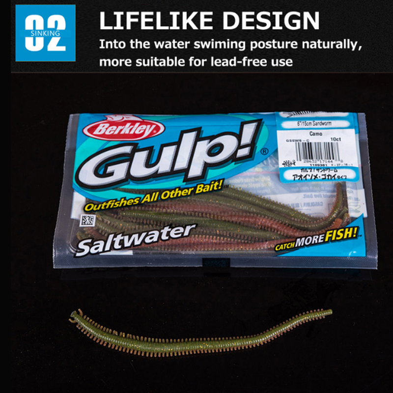 Original Berkley Brand Gulp  5 - Fishing Equipment Brands 评论和价格