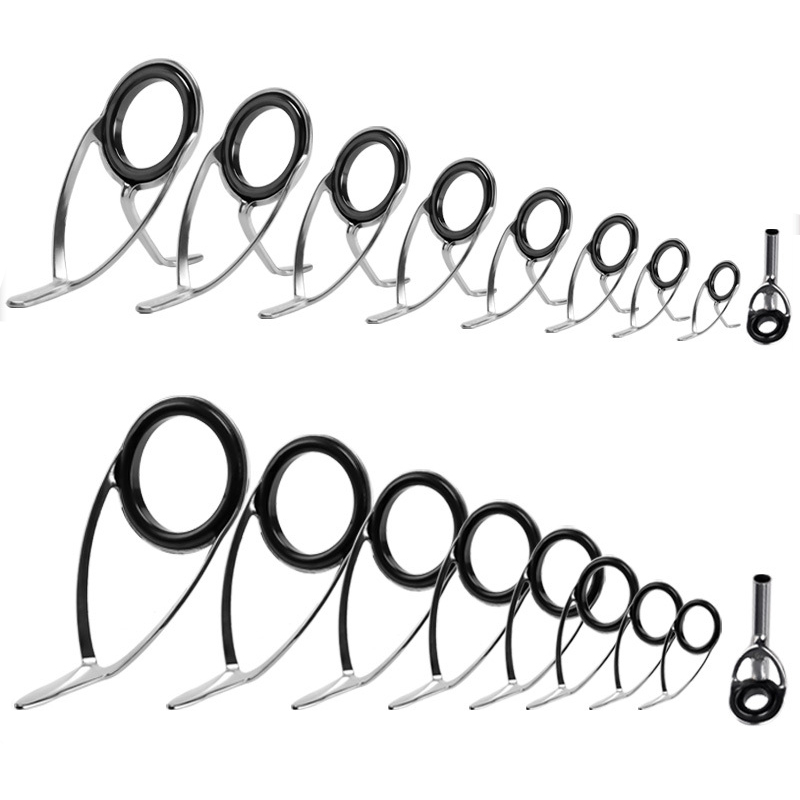 9Pcs Fishing Rod Guides Ring R - Fishing Equipment Cheap 评论和价格